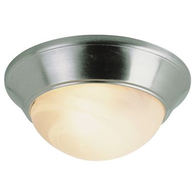 Trans Globe Lighting 57702 BN 3 Light Flush-mount in Brushed Nickel